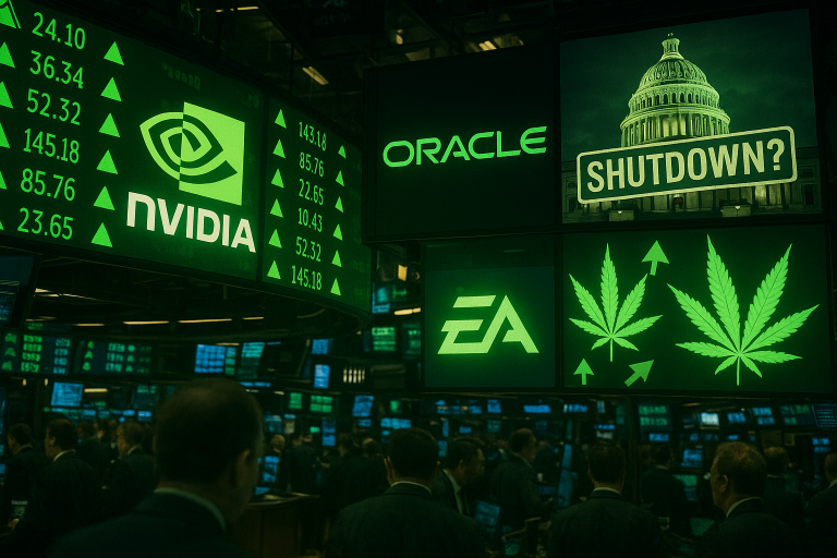 US stocks rise in green as AI names power Wall Street