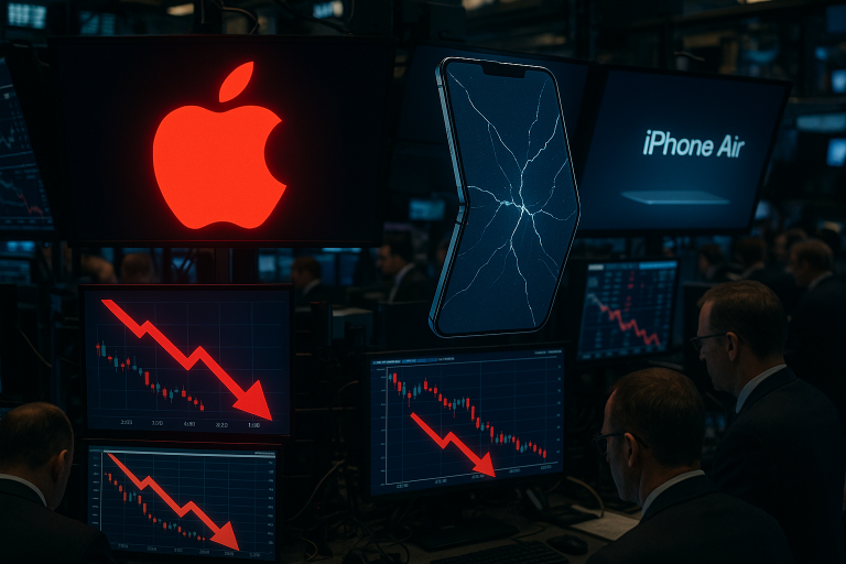 Apple in red after Jefferies downgrade iphone maker due to over expectations