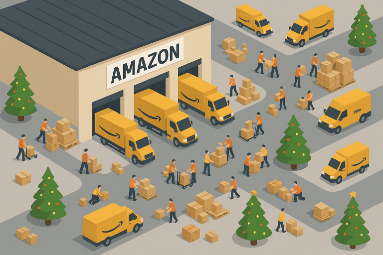 Amazon to hire 250,000 seasonal workers despite slowing retail recruitment