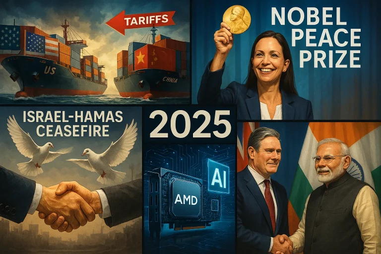 Weekly wrap: Trump missing Nobel Peace Prize, UK PM’s India visit, AMD-OpenAI deal and more