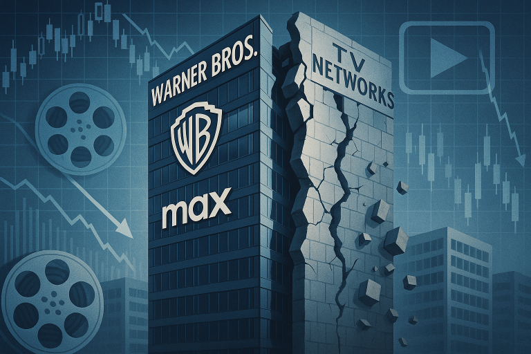 Warner Bros. Discovery stock rise even as TV revenue slump drives quarterly loss